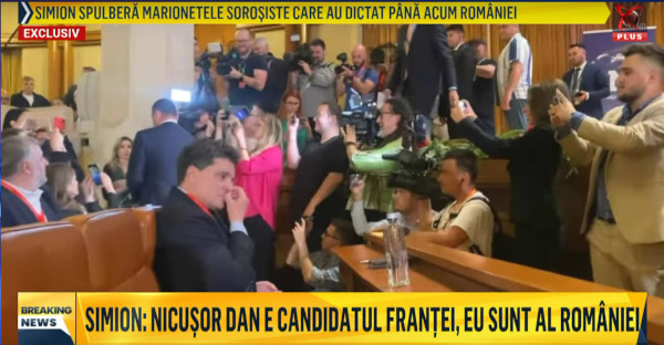 Nicusor Dan eats booger