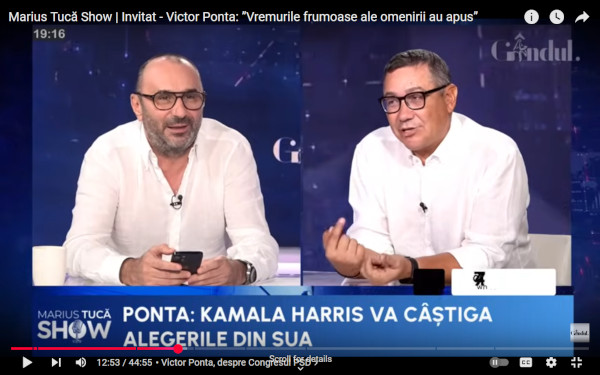 Ponta: Kamala Harris will win in the US elections